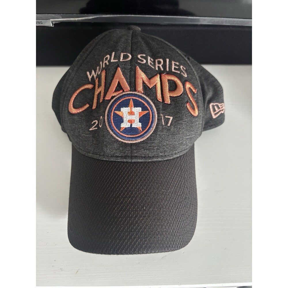 Houston Astros 2017 World Series Champs Cap One Size Gray New Era 39 Thirty
